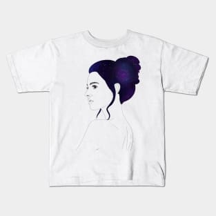 Galaxy Girl Kids T-Shirt